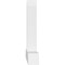 Ekena Millwork Portland Architectural Grade PVC Gable Bracket, 60"W x 37 1/2"H x 6"D x 6"F, 15/12 Pitch GBP060X38X0606POR00 - alternate 5